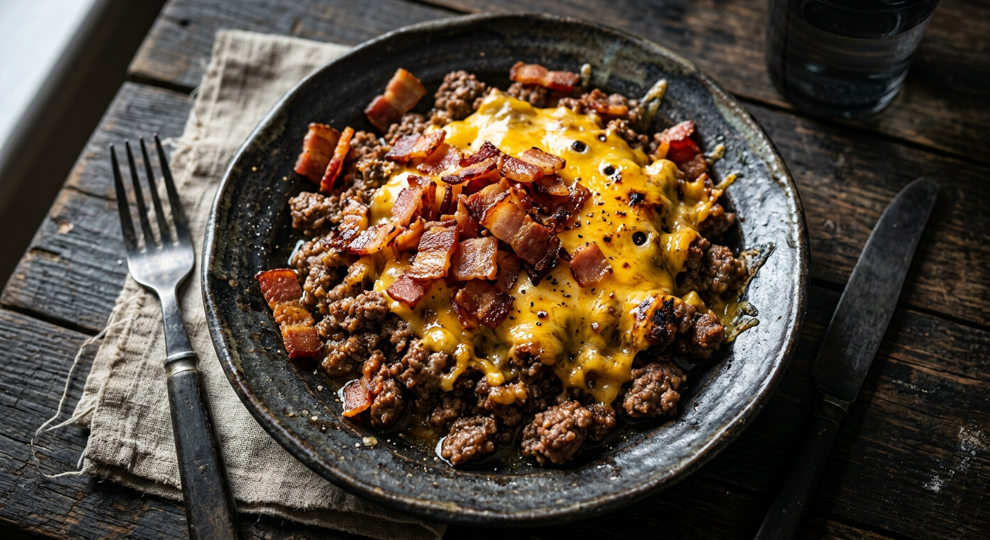 Bacon Cheeseburger Bowl