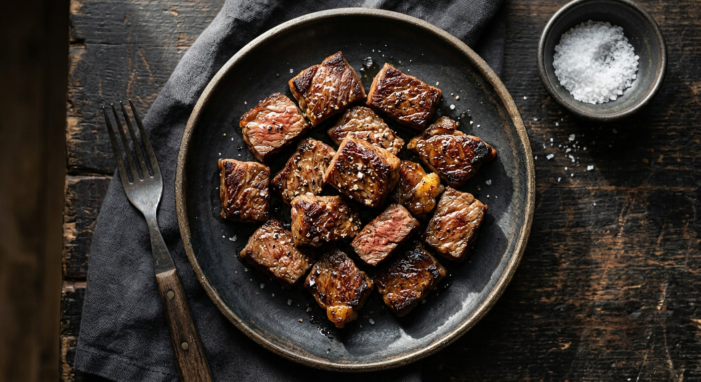 Tallow-Fried Steak Bites